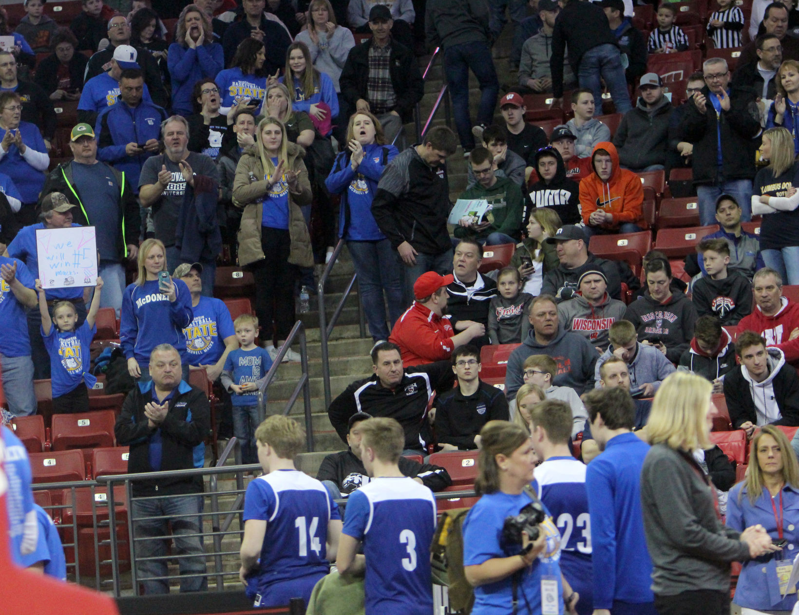 McDonell boys basketball vs Sheboygan Area Lutheran 3-15-19